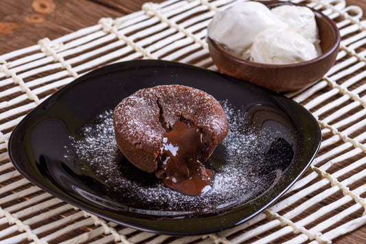 Fondant chocolat noisette