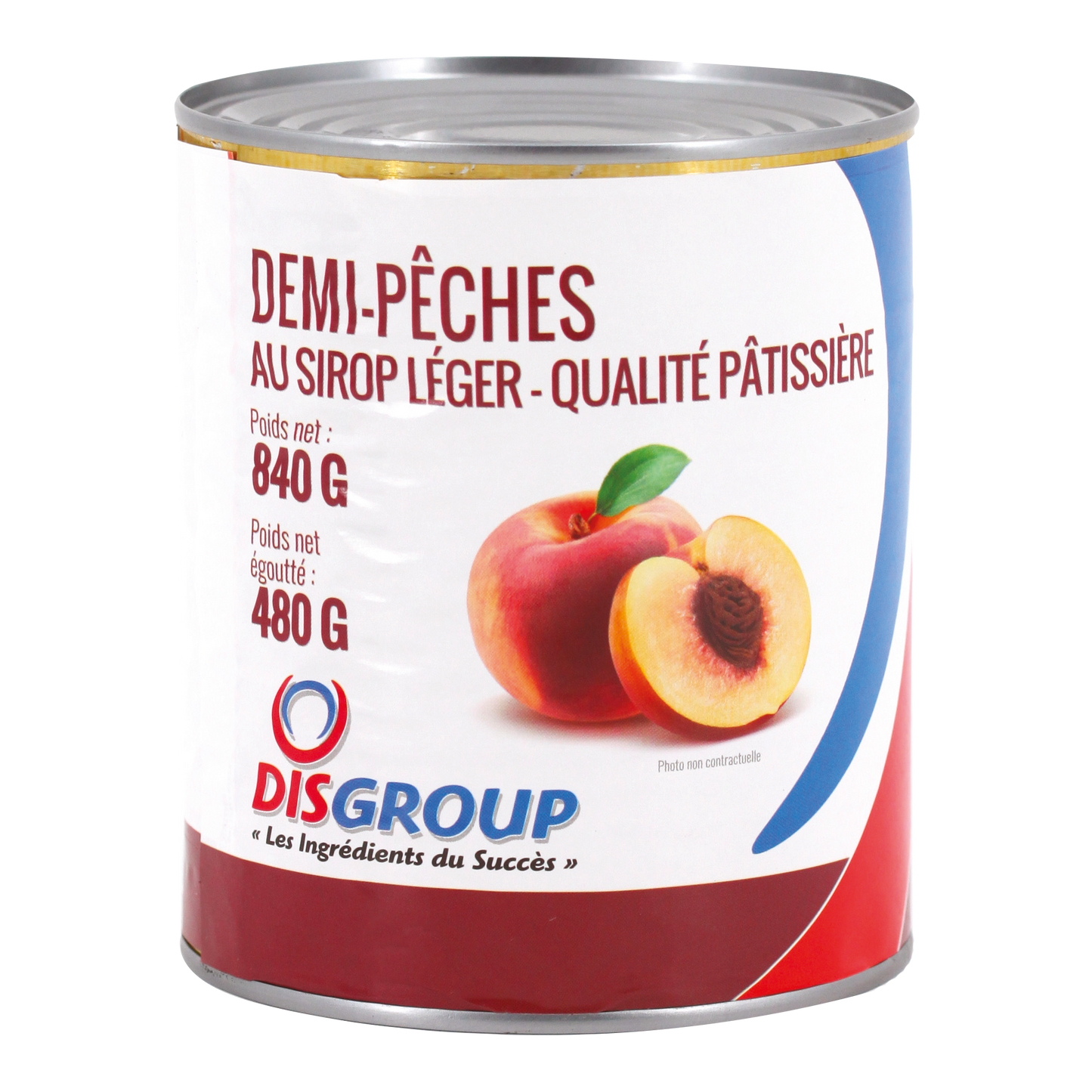 Demi pêches au sirop