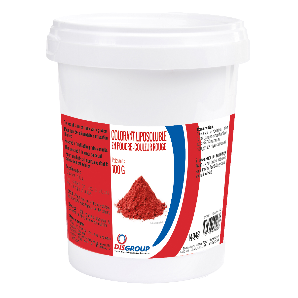 Colorant poudre liposoluble