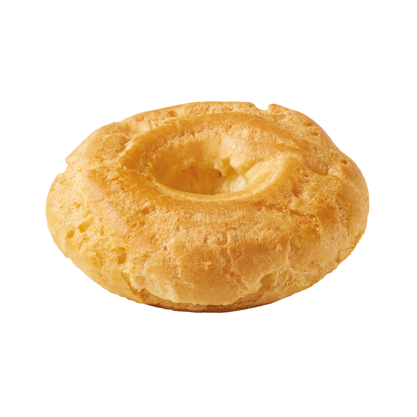 Paris-Brest à garnir, pâte à choux prête pour crème et décoration.