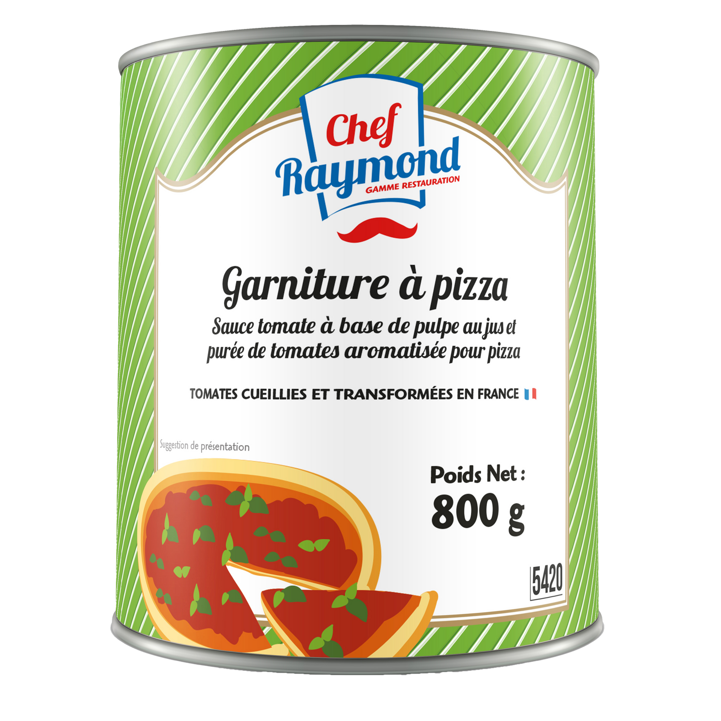 Garniture Pizza -800g