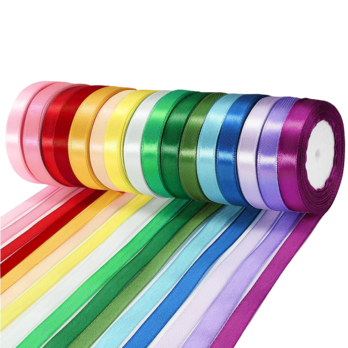 Ruban en satin lisse, idéal pour décoration, emballage et créations artisanales