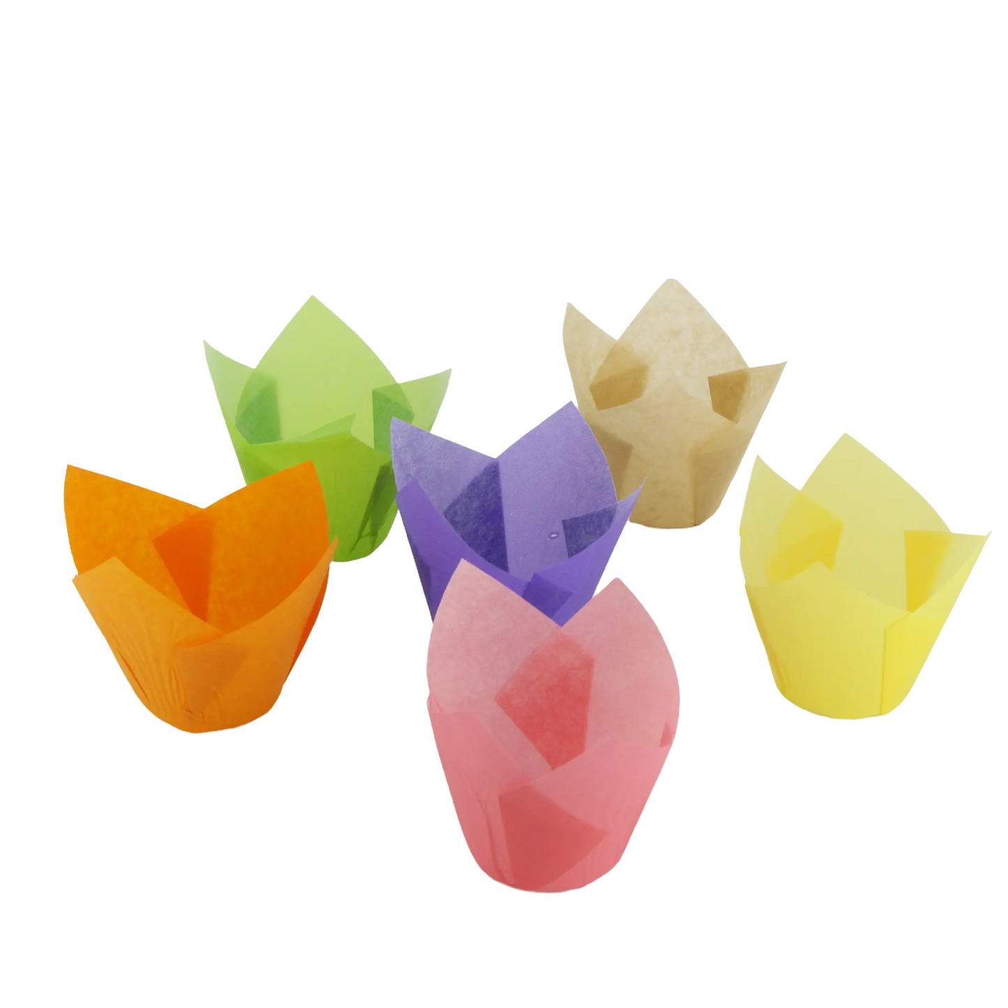 Petite caissette colorée pour cupcakes, mini-gâteaux et confiseries.