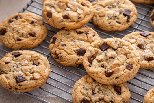 Cookie nougatine-chocolat