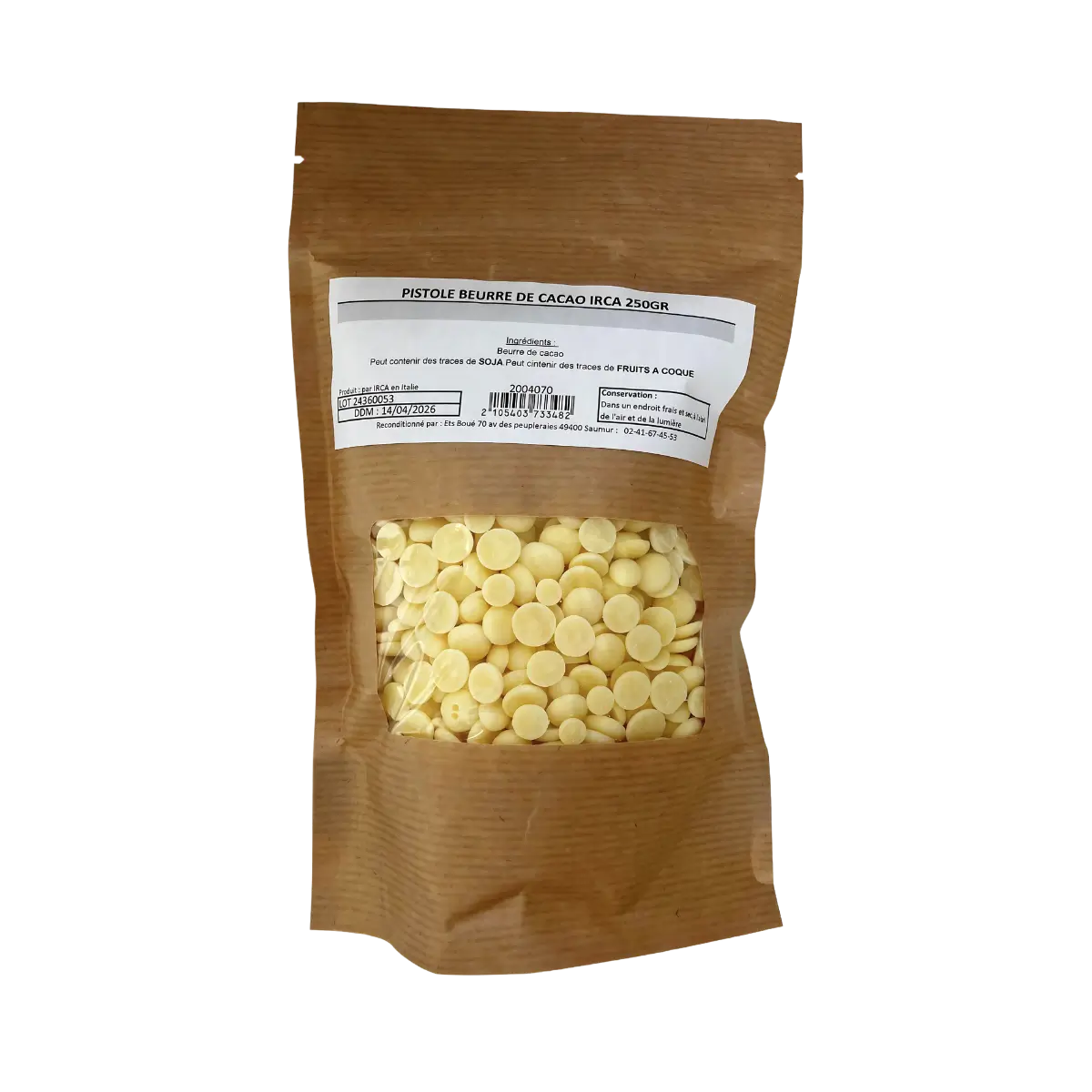 Pistoles Beurre de Cacao -250g
