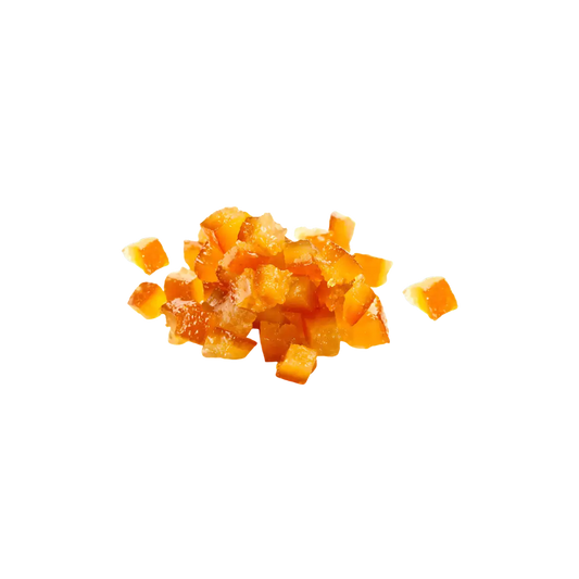 Cubes d'écorce d'orange confite 6x6mm