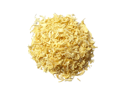 Oignon sec entier ou émincé, idéal pour assaisonner sauces, soupes et recettes.