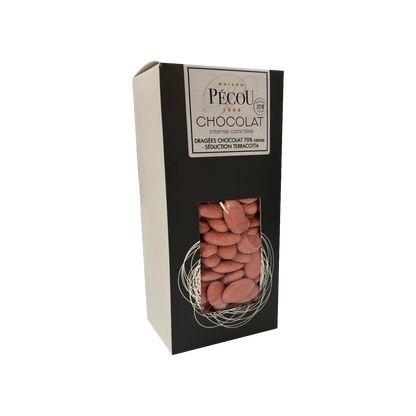 Dragée chocolat terracotta