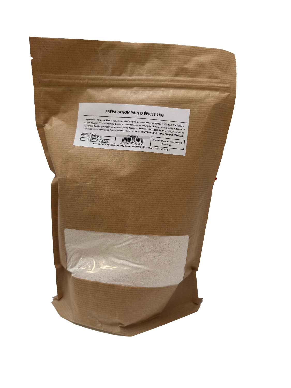 Préparation pain d’épice -1kg