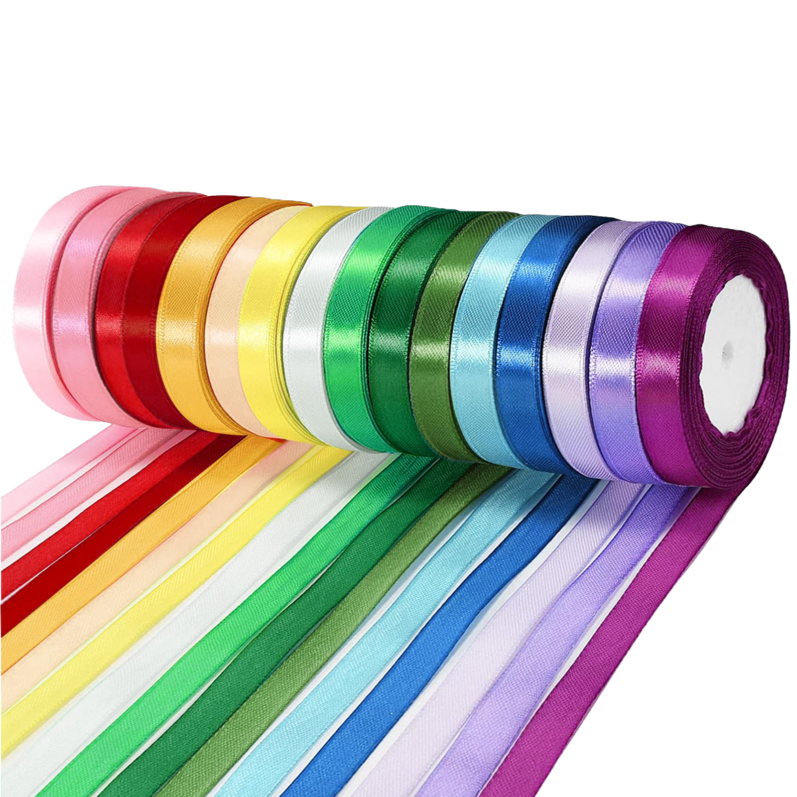 Ruban en satin lisse, idéal pour décoration, emballage et créations artisanales