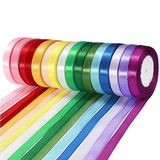 Ruban en satin lisse, idéal pour décoration, emballage et créations artisanales