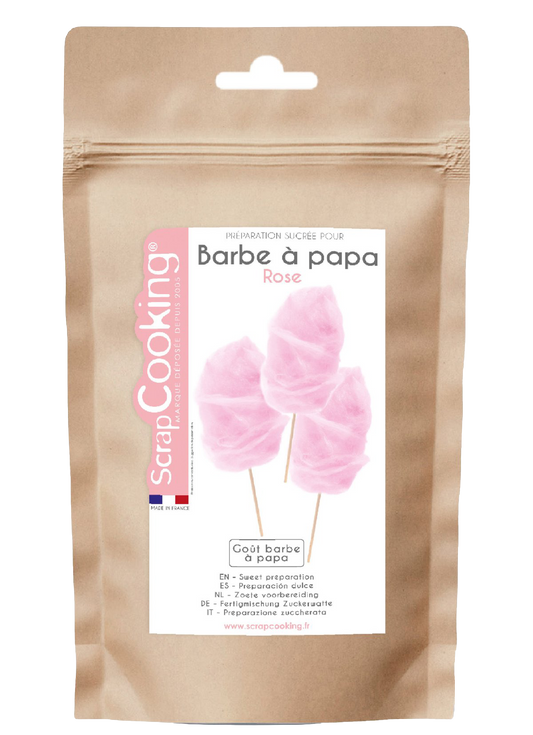 Préparation barbe à papa