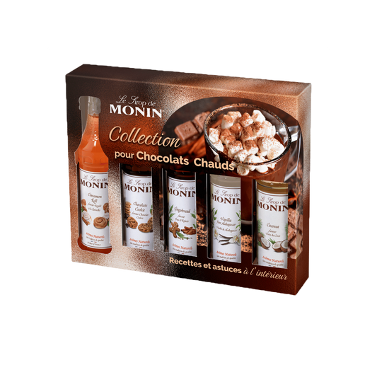 Coffret Monin Sirops pour chocolat chaud