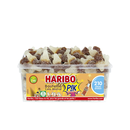 Haribo-bouteille cola pik-210 pièces
