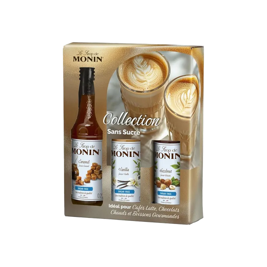 Coffret Monin Sirop sans sucre pour boissons chaudes
